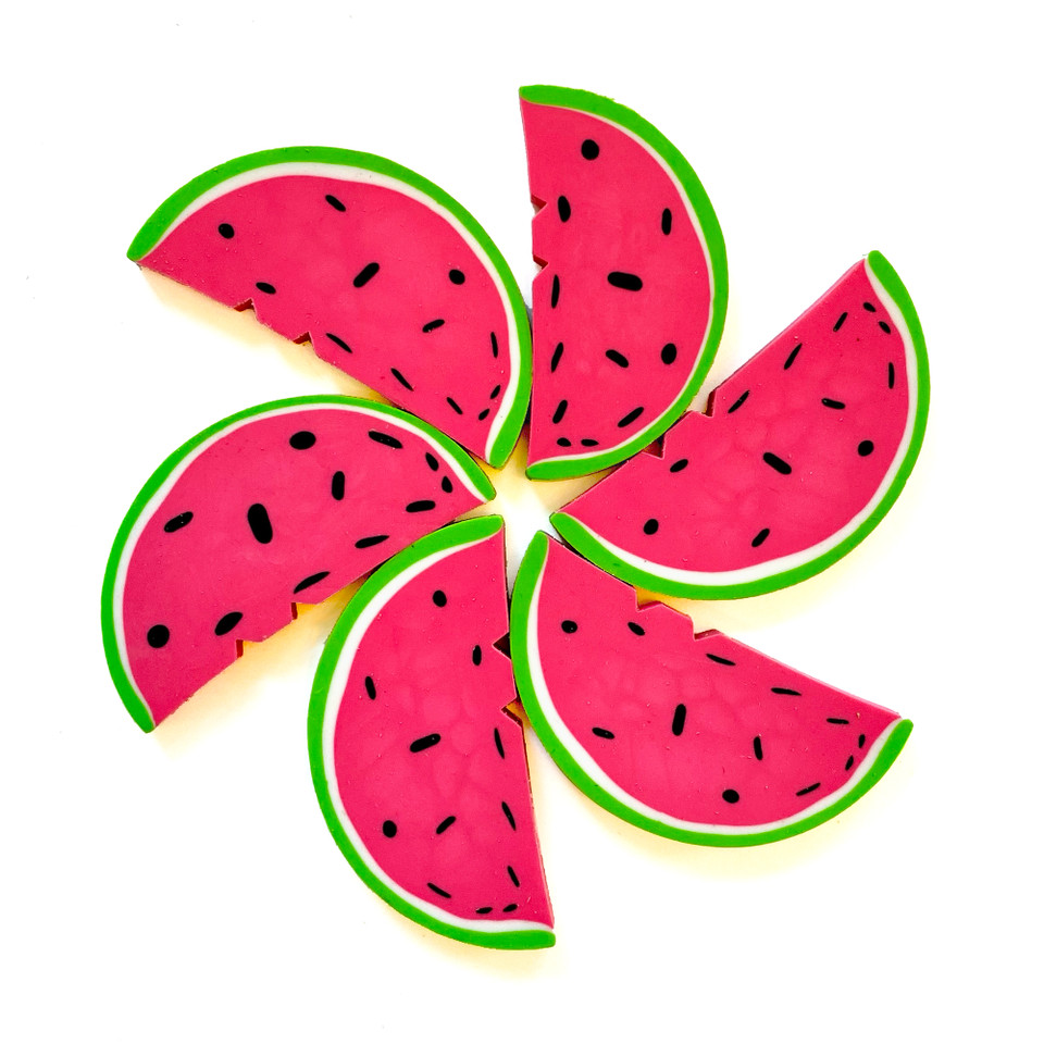 EK_Watermelon_Eraser-w1__12876 Borradores de sandía - Imagen 1