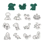 Set de 15 sellos - Dinosaurios