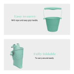 Set de playa: Bucket, Palita, Canasta - Menta - Imagen 4