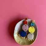 Maxi Aretes Ojos 3 piezas