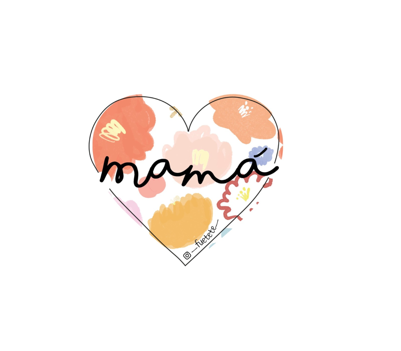 566-f128c30f-4ad8-425f-b845-c1f817fc5e81.jpg Sticker Mamá Corazón - Imagen 1