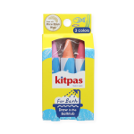 Kitpas Rice bran Wax Bath Crayons 3 Colors - Coral (rosado, naranja, rojo)