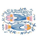 Bolso de Manta Sardinas