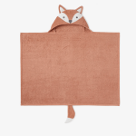 Rust Fox Hooded Baby Bath Wrap - Imagen 2