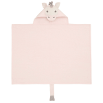 Pink Unicorn Hooded Baby Bath Wrap - Imagen 2
