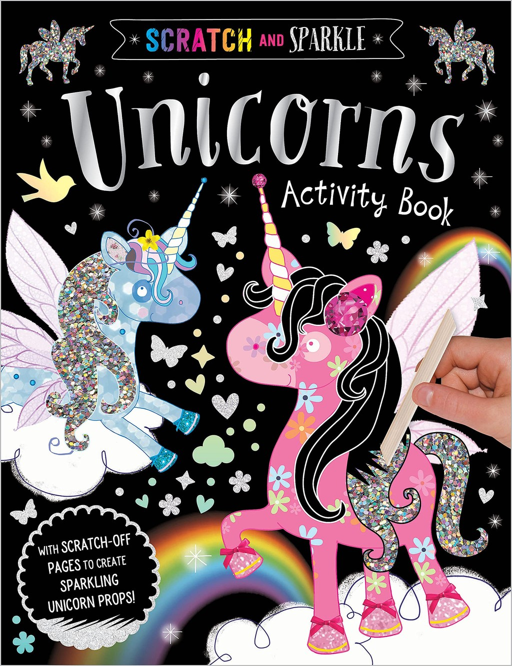 566-0196e0b5-b20f-722c-a549-fb4a7da847f8.jpg Scratch and Sparkle Unicorns Activity Book - Imagen 1