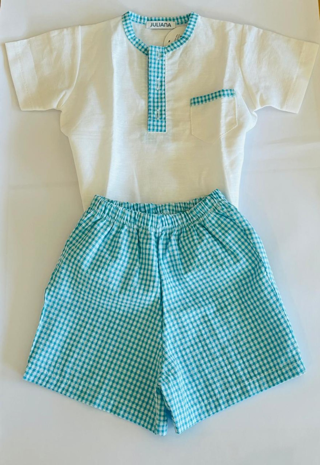 566-0197a876-682d-7761-a687-7c2831c12385.jpg Conjunto Vichy niño 18m - Imagen 1