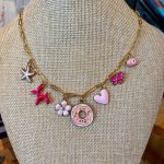 Collar Charms varios pink