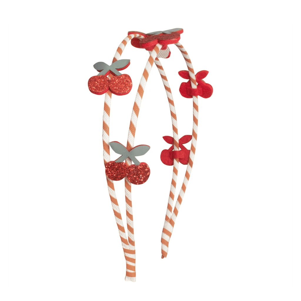 566-01979480-857a-745c-8047-e4273bc99649.png Stripy Cherry Double Headband - Imagen 1