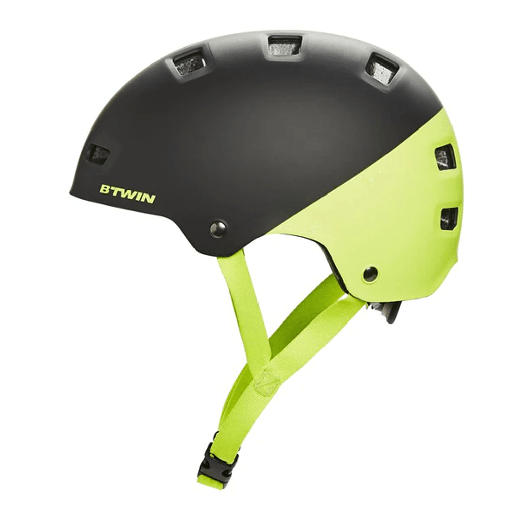566-0198ecb6-19ca-729c-996e-b25cf61994d2.png Casco BTWIN Verde/Negro M - Imagen 1