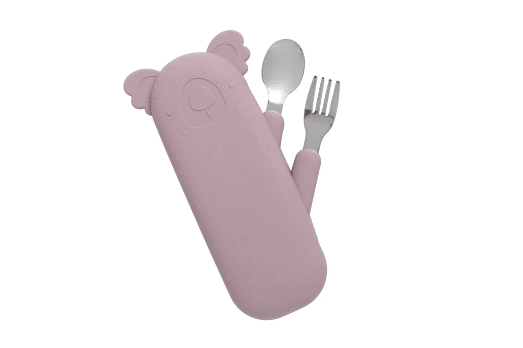 566-01991b3d-6ca6-735b-b744-15540ec65a79.png Set de cubiertos Koala Mauve - Imagen 1