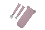 Set de cubiertos Koala Mauve - Imagen 2