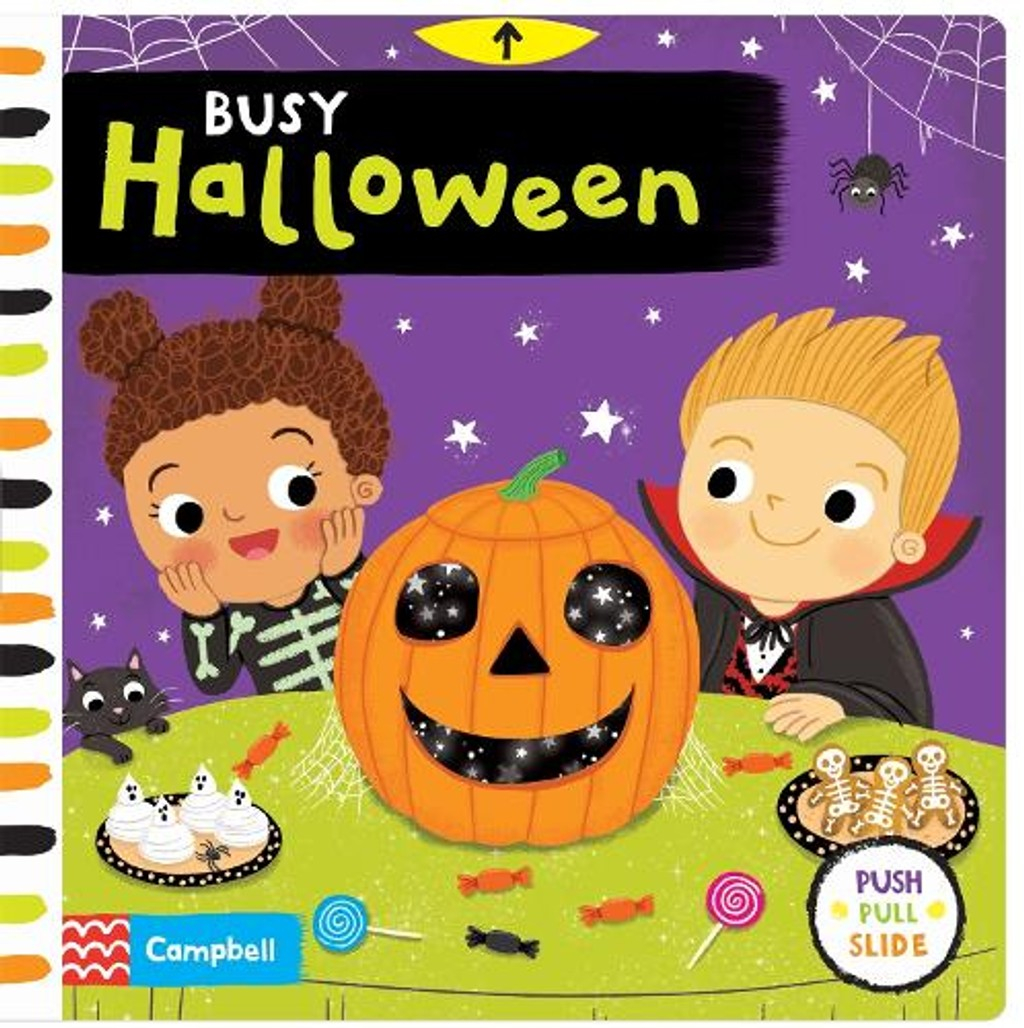 566-019a3bb4-4ba8-77e9-8b32-00256cc4c9ff.jpg Busy Halloween: A Push, Pull, Slide Book - Imagen 1