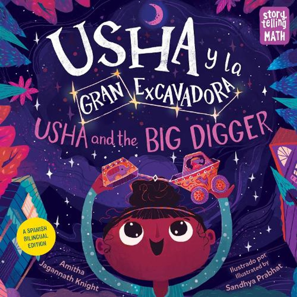 566-019a3bcc-2e77-754d-9068-b44bd3d9f75b.jpg Usha y la Gran Excavadora / Usha and the Big Digger (Spanish Bilingual Edition) - Imagen 1