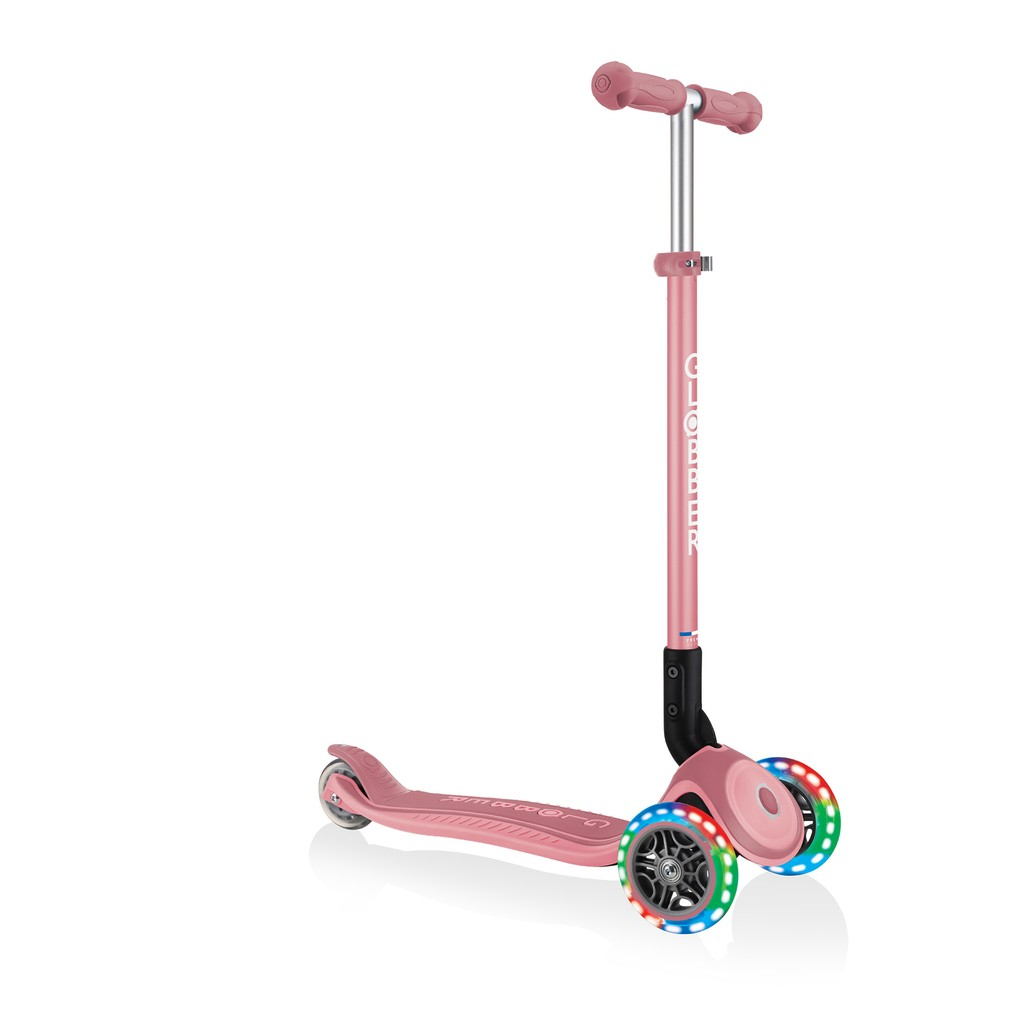 566-019a5a63-5a2a-71dd-bf44-a422fcc36b19.jpg Scooter Globber Primo Foldable Lights Plus- Pastel Pink - Imagen 1
