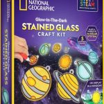 Nat Geo- Glow in the Dark Stained Glass Craft Kit