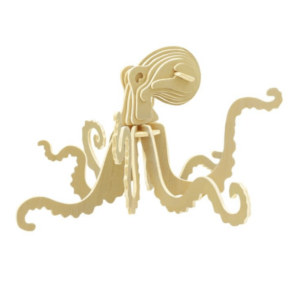 566-019b1f3c-c015-749e-8c4e-1de2e08fc5ed.png DIY 3D Wooden Puzzle: Octopus - Imagen 1