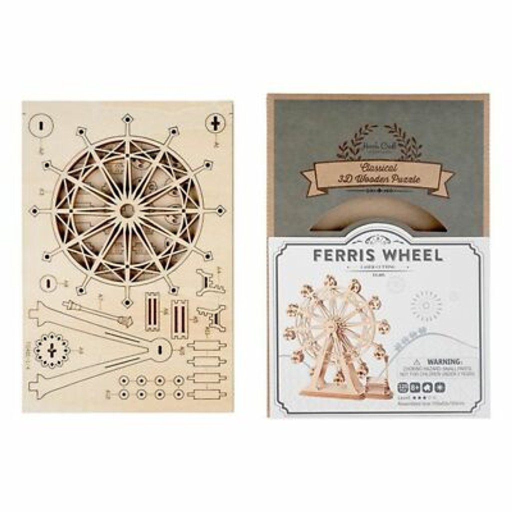 566-019b3ca9-8bfe-770e-9016-0e831b4b7216.jpg Modern Wooden Puzzle: Ferris Wheel - Imagen 1