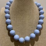 Collar Bolas grandes celeste