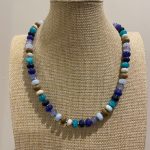 Collar Piedras azules